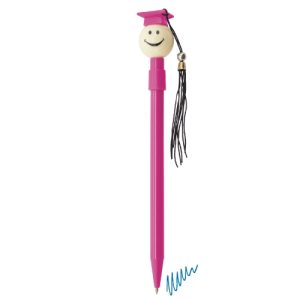 BOLIGRAFO GRADUADO "BIRRETE" FUCSIA