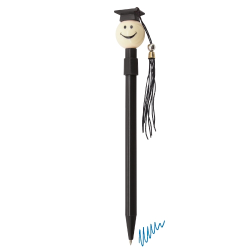 BOLIGRAFO GRADUADO "BIRRETE" NEGRO