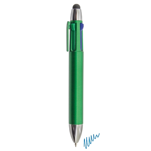 BOLIGRAFO PUNTERO 4 COLORES "STAR" VERDE