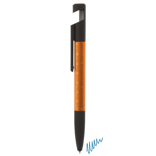 BOLIGRAFO TOUCH 7 FUNCIONES "SPEC" NARANJA