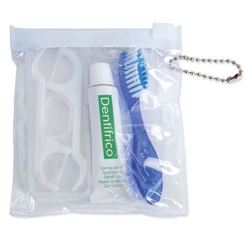 SET DENTAL CON BOLSA "ESENCIAL" BLANCO
