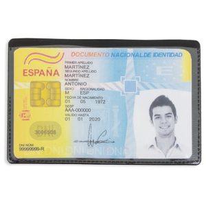 PORTATARJETAS SIMPLE NEGRO