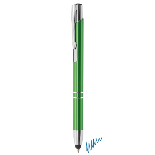 BOLIGRAFO METÁLICO AUTOMÁTICO CON PUNTERO "DENVER" VERDE