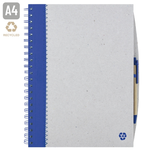 CUADERNO A4 CARTON RECICLADO "ENSA" AZUL