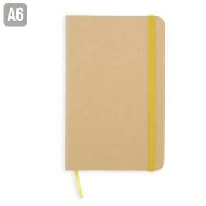 BLOC CARTON ECOLOGICO A6 "IRAI" AMARILLO