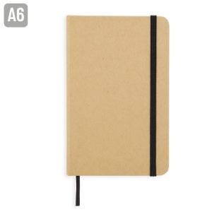 BLOC CARTON ECOLOGICO A6 "IRAI" NEGRO