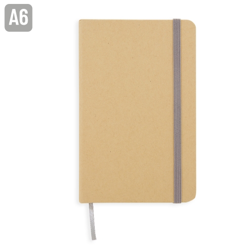 BLOC CARTON ECOLOGICO A6 "IRAI" PLATA