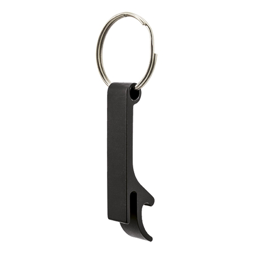LLAVERO ALUMINIO ABRIDOR TIBET NEGRO