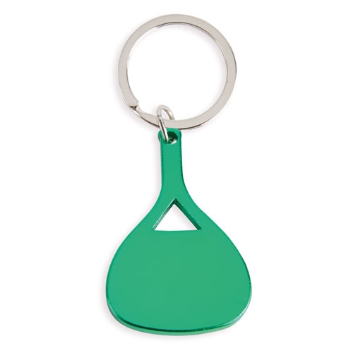 LLAVERO ALUMINIO "PADEL" VERDE