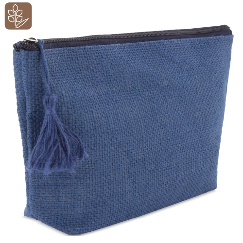 NECESER JUTE LAMINADO BORLA "MAYA" MARINO