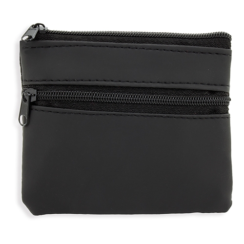 B-626-NE-500x500-1.jpg MONEDERO DOBLE CREMALLERA "LAUREN" NEGRO
