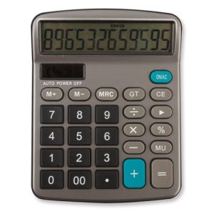 CALCULADORA PROFESIONAL "ZONIX" GRIS