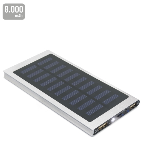 POWER BANK SOLAR "STRONG" GRIS