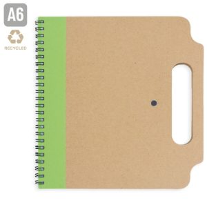 MALETIN LIBRETA RECICLADA DANTE PISTACHO