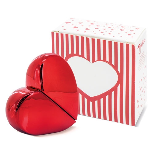 PERFUMADOR CORAZON SIN PERFUME "DALIA" ROJO