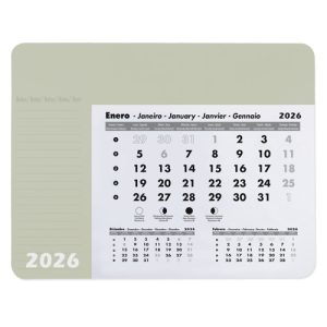 ALFOMBRILLA CALENDARIO "DENNIS" PLATA