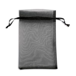 BOLSA REGALO ORGANZA "DANA" NEGRO