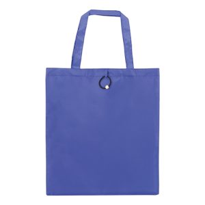 BOLSA PLEGABLE CON GOMA "VERA" AZUL