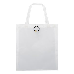 BOLSA PLEGABLE CON GOMA "VERA" BLANCO