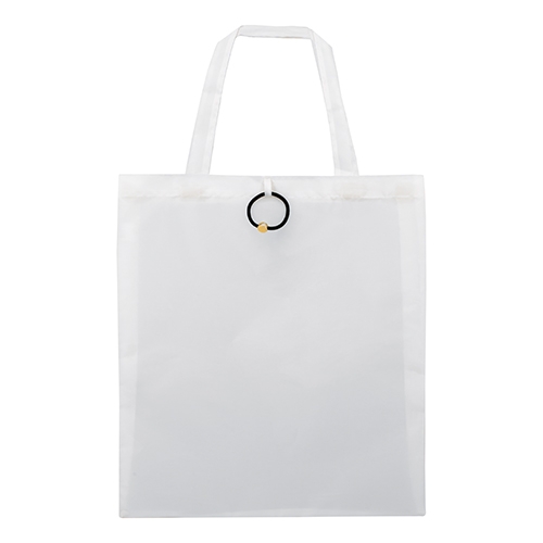BOLSA PLEGABLE CON GOMA "VERA" BLANCO