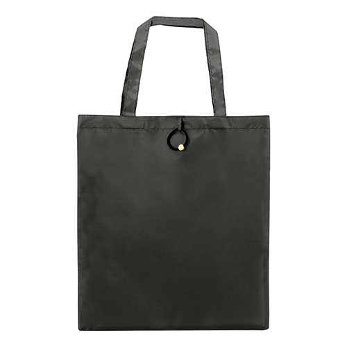 BOLSA PLEGABLE CON GOMA "VERA" NEGRO