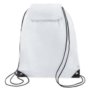 BOLSA MOCHILA NYLON REFORZADA "CALANDRE" BLANCO
