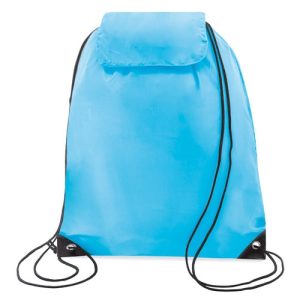 BOLSA MOCHILA NYLON REFORZADA "CALANDRE" CELESTE