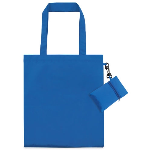 BOLSA PLEGABLE Y FUNDA CON CREMALLERA "POPPY" AZUL