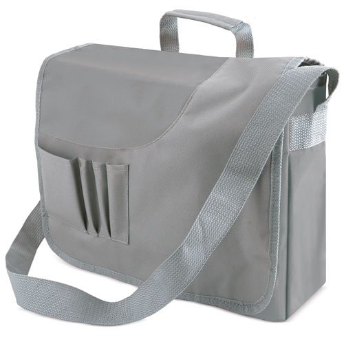 MALETIN PORTADOCUMENTOS "GADGET" GRIS