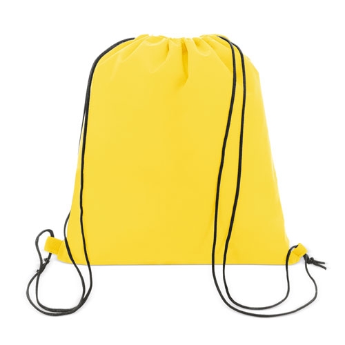 BOLSA MOCHILA NON WOVEN AMARILLO