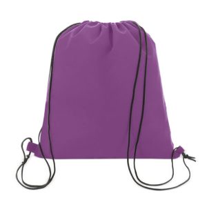 BOLSA MOCHILA NON WOVEN LILA