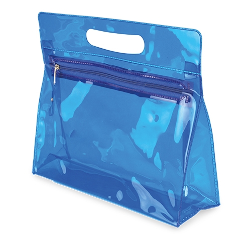 NECESER TRANSPARENTE "MARTA" AZUL