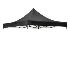 LONA CARPA DE ACERO 3x3 M "ANDOVER" NEGRO
