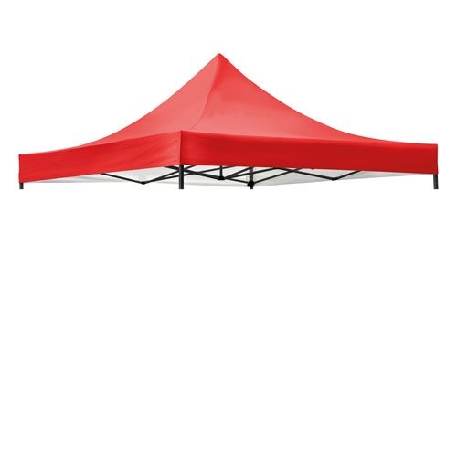 LONA CARPA DE ACERO 3x3 M "ANDOVER" ROJO