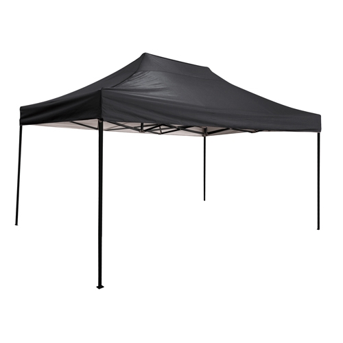 CARPA DE ACERO 3x4,5 M NEGRO