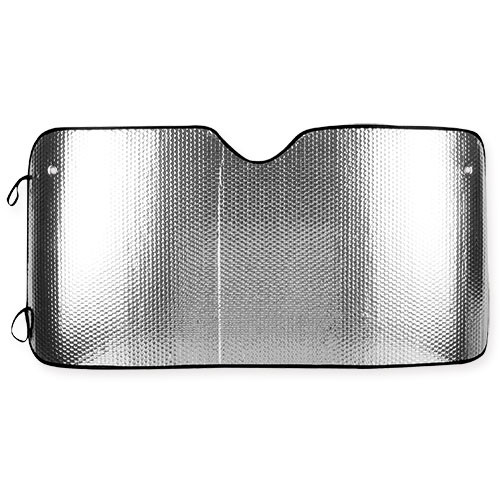 PARASOL METALICO COCHE 130X80 CM NEGRO