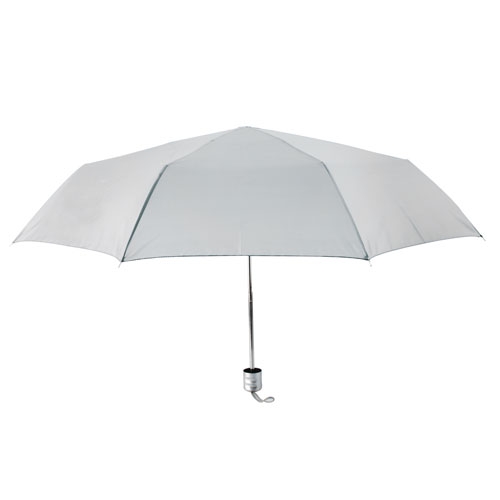 PARAGUAS PLEGABLE "CROMO" GRIS