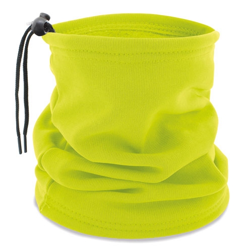 BRAGA POLAR CON GORRO AMARILLO FLUOR