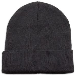 GORRO DE LANA ACRILICA "LAPON" NEGRO