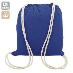 BOLSA MOCHILA ALGODON "ASSAM" ROYAL