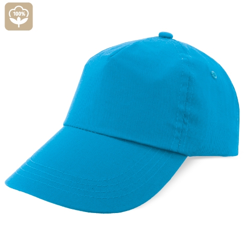 GORRA 100% ALGODÓN VELCRO "NAVIA" AZUL