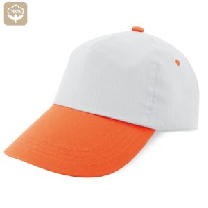 GORRA BICOLOR VELCRO NARANJA
