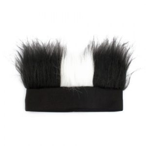 GORRO PLUMAS ESPAÑA "POLACO" NEGRO