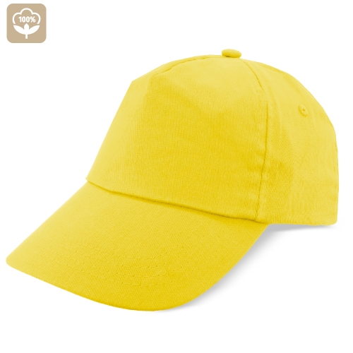GORRA ALGODÓN PEINADO PREMIUM "NARÓN" AMARILLO