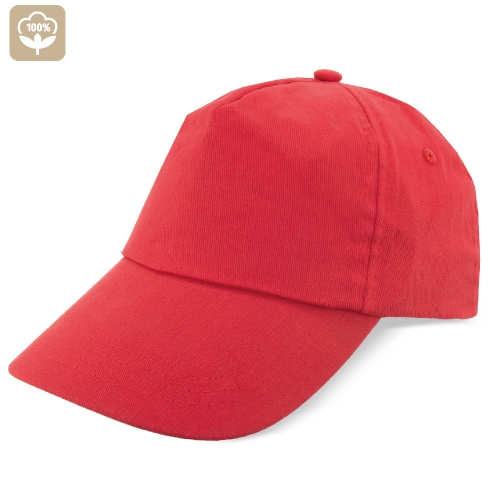 GORRA ALGODÓN PEINADO PREMIUM "NARÓN" ROJO