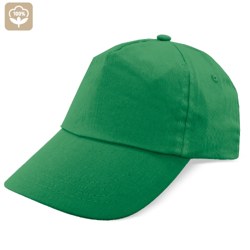 GORRA ALGODÓN PEINADO PREMIUM "NARÓN" VERDE