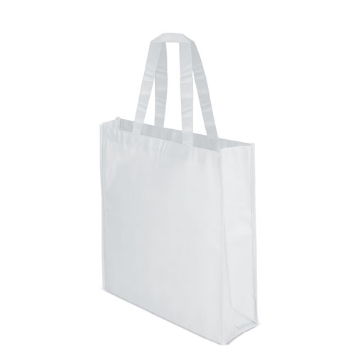 BOLSA NON WOVEN LAMINADO MATE "FERN" BLANCO