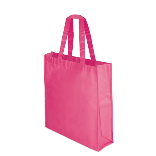 BOLSA NON WOVEN LAMINADO MATE "FERN" FUCSIA