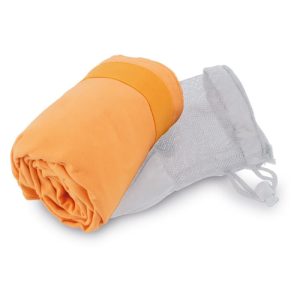 TOALLA MICROFIBRA "CAMPOAMOR" NARANJA