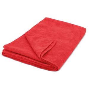 TOALLA MICROFIBRA RIZO ULTRASECADO "NERJA" ROJO